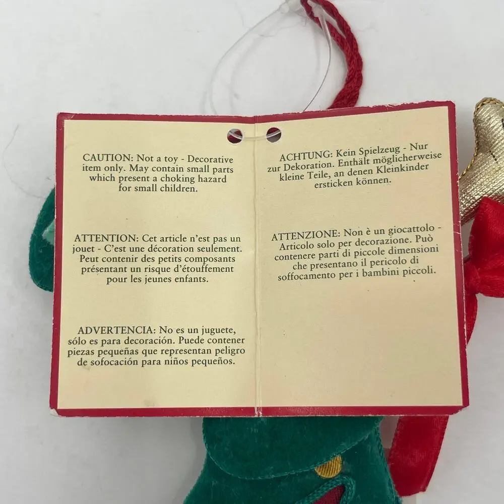 THE DISNEY STORE Ornament Mickey Mouse Mickey's Season of Song Christmas NWT